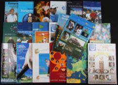 1978-2006 European Open Golf Programmes, a good collection to include 1978, 1980 at Walton Heath,