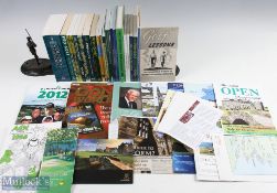 Gold Reference Books, Tour Guide, programmes, to include pro-golf media guide 1996, 98, 99, 2001,