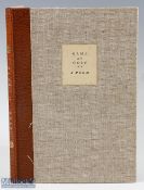 1987 Game at Golf: William Black's Poem of 1791 David Hamilton a presentation copy, Signed by