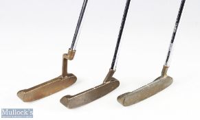 3x Ping putters features Answer Karsten MFG, Ping H-Blade Karsten MFG, and Ping Zing Karsten MFG -