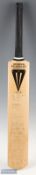 England v West Indies Autographed Cricket Bat dated 1991 5th Test Match The Oval, featuring Graham