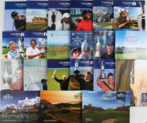 Collection of 20x Open Golf Championship programmes from 1997-2015 - a complete run all in good