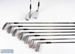 MacGregor 'Jack Nicklaus' 1888-1988 The Player of the Century Golf irons (x9) features 3, 4, 5, 6,