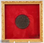 Rare 1898 Bowdon Golf Club (Est 1890-1950) large Bronze Scratch Medal - inscribed 