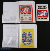 1977-1978 Bristol Bulldog Speedway Programmes, 2 complete years of home programmes Gulf league and