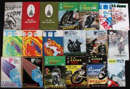 1957-1976 Isle of Man TT Races Motorcycle programmes, to include a 1957 score card booklet,1962+63