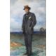 Clement Flower British Artist - "Thomas Lister 4th Baron of Ribblesdale - Captain of Sandy Lodge GC - Image 2 of 3