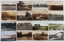 Golf Course Postcards, a selection of printed postcard, posted and unposted cards, with golf courses