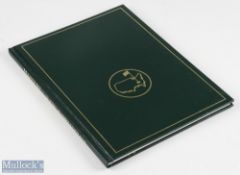1985 Masters Golf Annual - won by Bernhard Langer for his first Masters - original green and leather