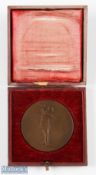 1926 Saint Cloud Country Club French Open Amateur Championship bronze medal - the obverse embossed