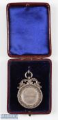 1901 St Andrews Golf Club 'Odds' Silver Medal - engraved on the obverse with the winners details won
