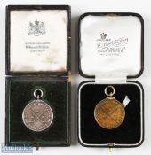 2x Rare Ranelagh Golf Club Barn Elms (1890-1950) medals - to incl both a silver (won by Woodbine