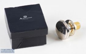 Official Royal & Ancient Golf Club of St Andrews Silver plated large substantial wine stopper -