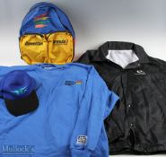 1990-2000s Formula 1 Sweatshirt Coats Caps, Bag, to include a Bennaton rucksack, a Bennetton