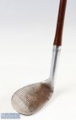 Walter Hagen Iron Man patent niblick with coated steel shaft, stamped pat 1,931.758, appears with