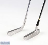 2x Interesting Steel Shafted Classic Putters - to include an early Robert Forgan 