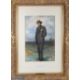 Clement Flower British Artist - "Thomas Lister 4th Baron of Ribblesdale - Captain of Sandy Lodge GC - Image 1 of 3