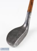 Huntley Patent Thumb groove and alloy mallet head putter - stamped with the patent details 