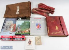 Golf Books and collectibles, to include a good booklet of Golf Sketches 2006 by Harold Riley No 25/