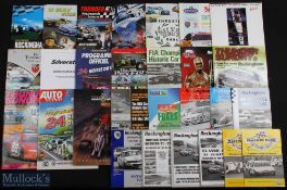 Large Quantity of Motor Racing Programmes largely 1990s/2000s featuring some F1, Le Mans, races at