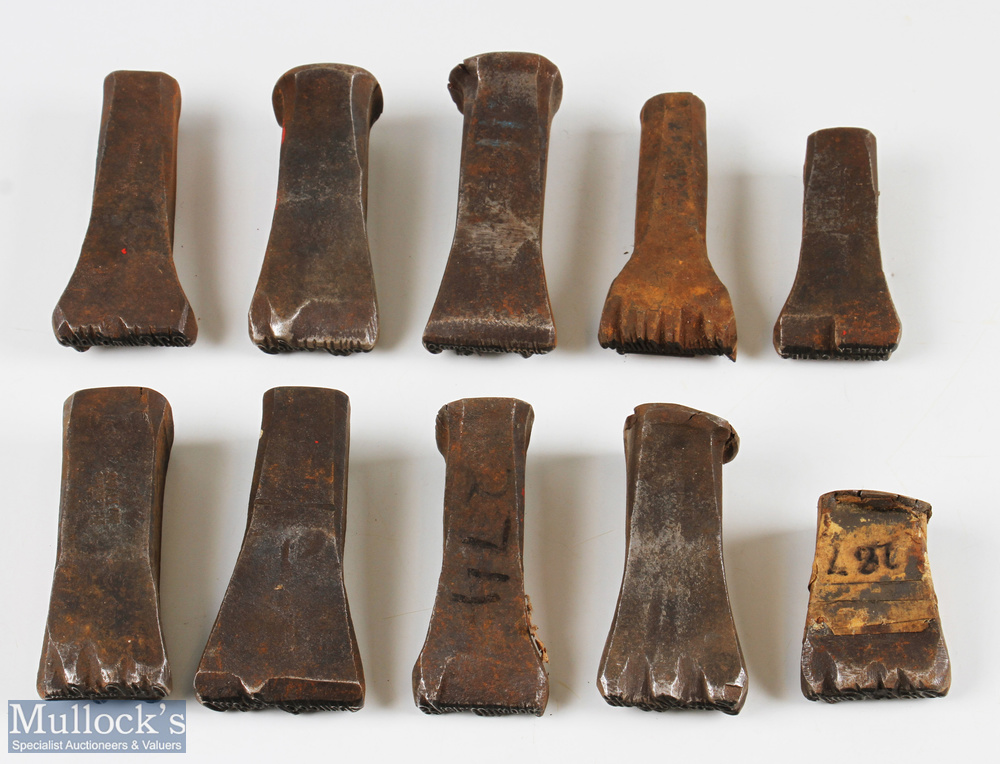 Collection of Cast Iron Golf Club and Other Head Stamp to include Kenneth Wilson, Bud Edmondson,