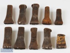 Collection of Cast Iron Golf Club and Other Head Stamp to include Kenneth Wilson, Bud Edmondson,