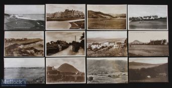 Scottish Golf Club Postcards, all are Real photo cards, posted and unposted cards, to include old