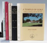 Golf History Books, to include The Golf Courses of James Braid J F Moreton 1996 limited edition 91/