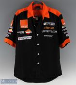 Formula 1 Arrows Team short sleeve shirt with full sponsors badges, size M in good used condition