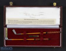 Miniature Reproduction Rut Iron & Cleek, the Open Championship Collection - size 19cm long - boxed