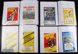 1972-1975 British League and New National league Speedway Programmes, 4 binders of complete years
