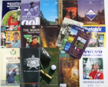 1990-2012 Golf Programmes, to include Suntory world match play Wentworth 1990, Volvo PGA