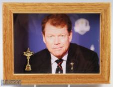 Tom Watson 2014 Ryder Cup USA Golf Captain Display - mounted with Player & Officials only Ryder