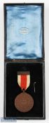Sheringham Golf Club (est.1891) bronze golf medal - the obverse decorated with the clubs shield on
