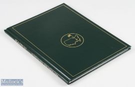 1995 Masters Golf Annual - won by Ben Crenshaw - original green and leather gilt boards comprising