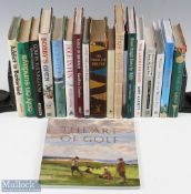 A Collection of Golf Books, with noted examples of Addict in Bunkerland George Houphton, Only on