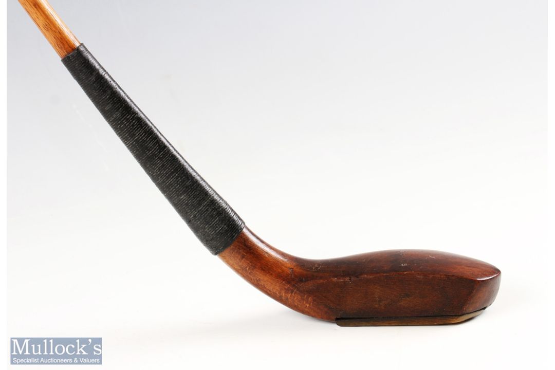 Scarce J Morris left hand longnose dark stained beech wood brassie c1885 - c/w with most of the - Image 2 of 3