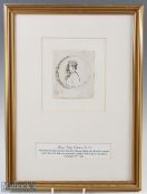 THOMAS HODGE (b.1827-d.1907) - Royal and Ancient Golf Club St Andrews Personality- head and shoulder