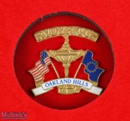 1999 US Ryder Cup Team official players enamel pin badge - played at Oakland Hills US and known