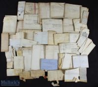Alvechurch - large collection of indentures and documents relating to Radford Estate and others -