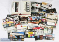 GB Royal Mail Presentation Packs of Mint Stamps over 180 packs all mint unused - still usable as