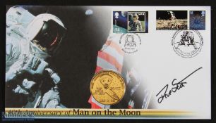 Space Memorabilia - Autograph - Dave Scott - Apollo 15 Astronaut Commemorative first day cover