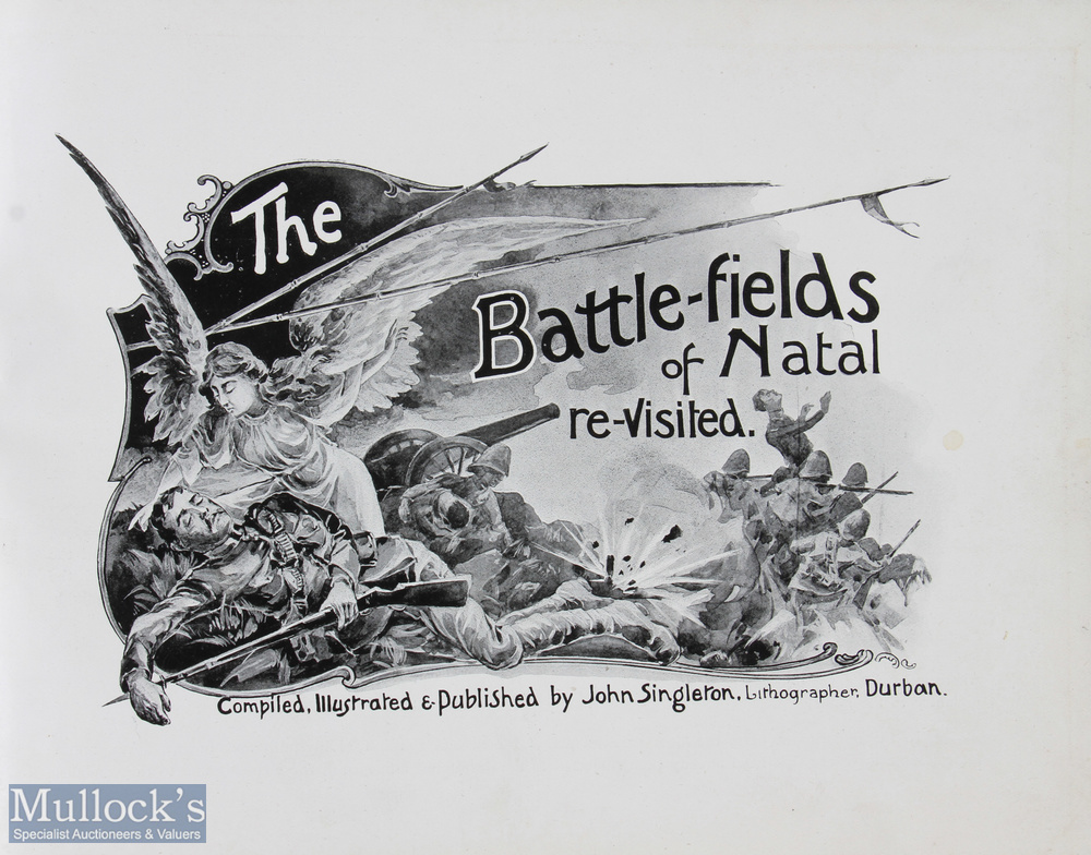 The Battlefield of Natal Re-Visited - Durban 1901: 55pp oblong book with many photographic - Image 2 of 2