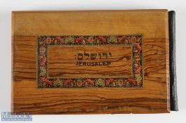 Jerusalem - Unusual Souvenir Booklet c1880s-1900 - being of 12 photograph views of Jerusalem and