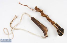 2x Stag Horn Fishing Priests