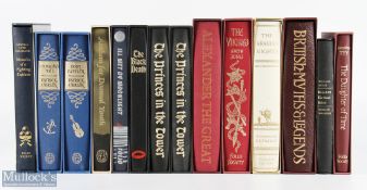 Folio Society carton of Folio Society productions, all in slip cases, including Anthem for Doomed