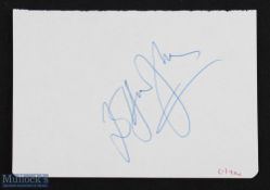 Elton John Autograph - in ink on an album page