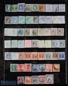 Cuba - early Collection of 56 Postage Stamps 1860s-1900 - a mixture Spanish and US Cuba, being 26