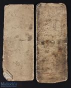 Harrisahead, Staffordshire 1812-16: 2x account books of a general stores listing details of