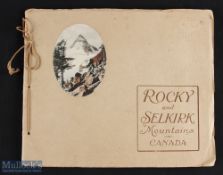 Canada - Canadian Rocky & Selkirk Mountains - portfolio album, online of Pacific Railway c1900,